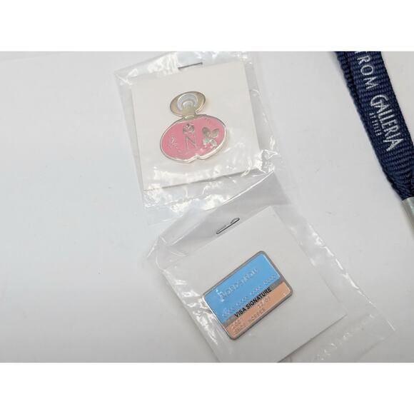 Nordstrom Galleria Tyler CA Shop Hop Lanyard Pins Gone Shopping Piano Purse Bus - Picture 3 of 7